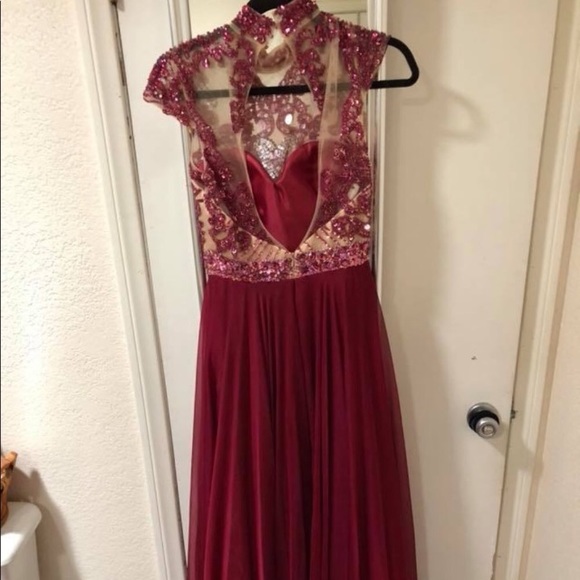 Sherri Hill Plum gown - Picture 4 of 5